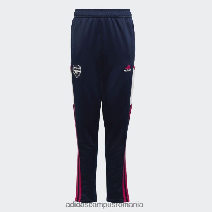 adidas campus romania fashion arsenal condivo 22 pantaloni de antrenament alb copii bleumarin/alb J266N218390