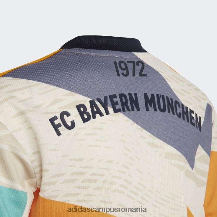 adidas campus romania fc bayern 22/23 al patrulea tricou alb fierbinte copii alb J266N218720