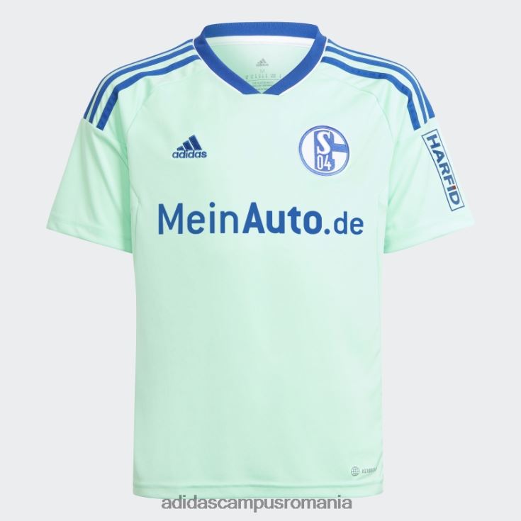 adidas campus romania fc schalke 04 22/23 al treilea tricou mentă copii mentă J266N218752