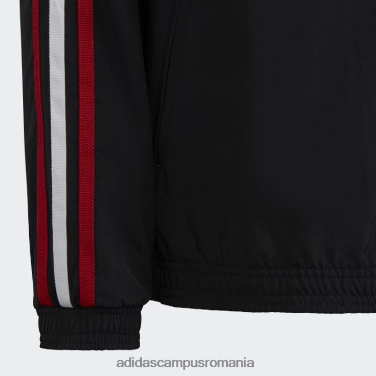 adidas campus romania jachetă neagră cu imnul manchester united copii negru J266N218406