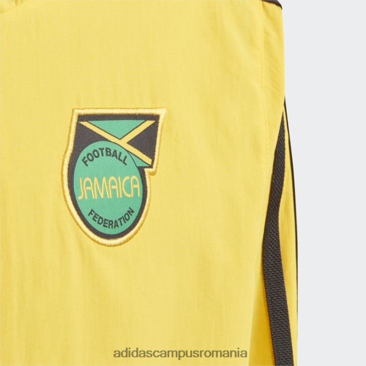adidas campus romania jacheta imnul jamaica neagra copii auriu/negru J266N218620