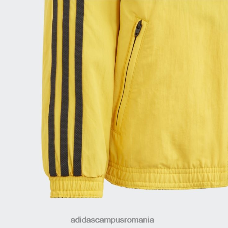 adidas campus romania jacheta imnul jamaica neagra copii auriu/negru J266N218620