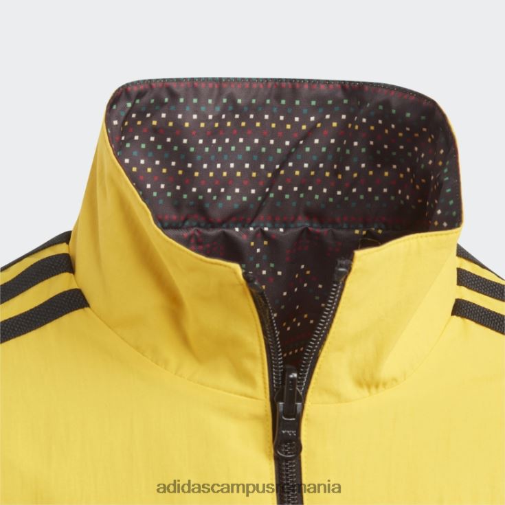 adidas campus romania jacheta imnul jamaica neagra copii auriu/negru J266N218620