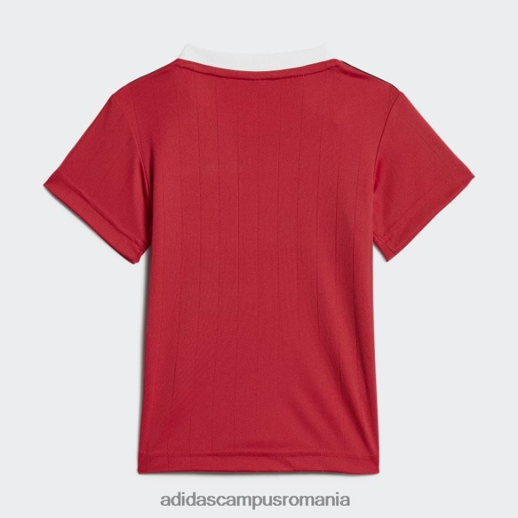 adidas campus romania kit manchester united 22/23 acasă pentru bebeluși roșu real copii roșu/alb real J266N218464