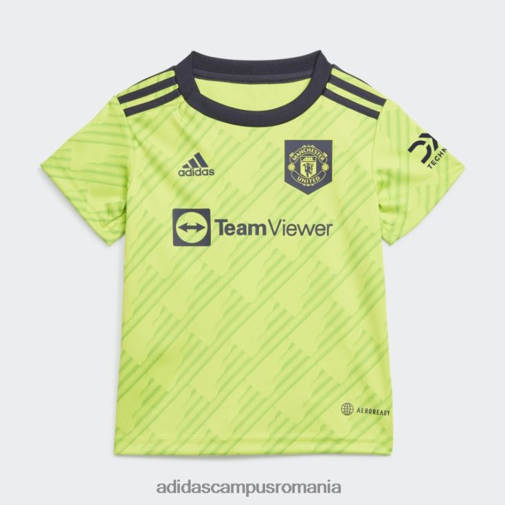 adidas campus romania manchester united 22/23 al treilea kit pentru bebelusi slime adidas copii slime J266N218528
