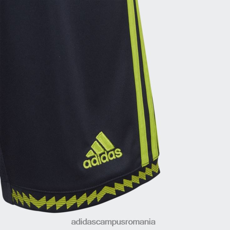 adidas campus romania manchester united 22/23 treilea pantaloni scurți slime copii slime J266N218302