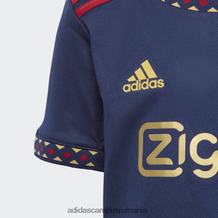 adidas campus romania mini kit ajax amsterdam 22/23 deplasare bleumarin copii albastru marin J266N218556