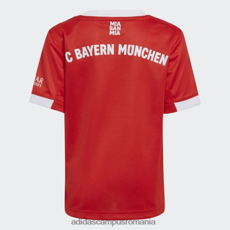 adidas campus romania mini kit fc bayern 22/23 home roșu copii roșu J266N218775