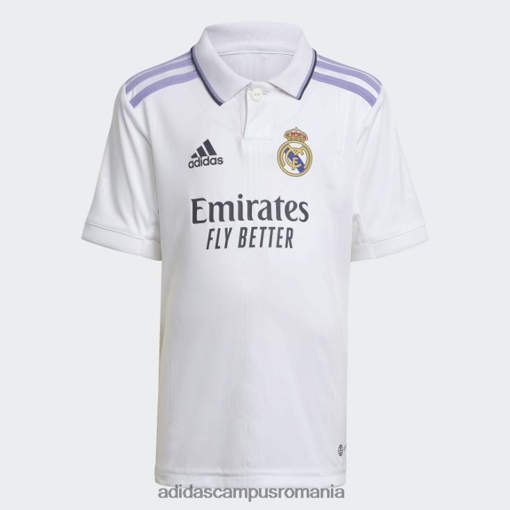 adidas campus romania mini kit home real madrid 22/23 alb copii alb J266N218590