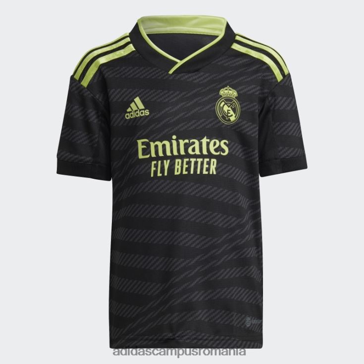 adidas campus romania mini kit negru real madrid 22/23 al treilea copii negru/var J266N218454