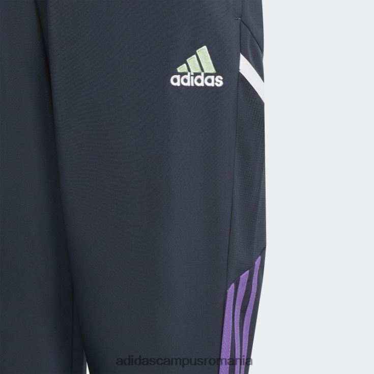 adidas campus romania night bleumarin real madrid condivo 22 prezentare pantaloni de trening adidas copii marina de noapte J266N218687
