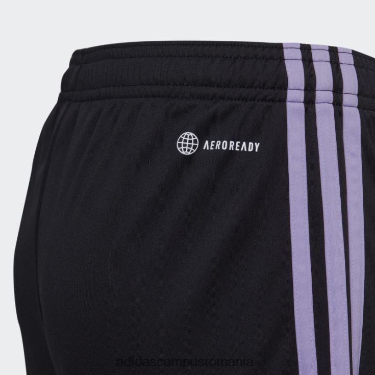 adidas campus romania olympique lyonnais 22/23 treilea pantaloni scurți negru copii negru J266N218776