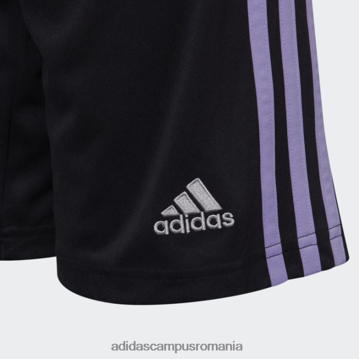 adidas campus romania olympique lyonnais 22/23 treilea pantaloni scurți negru copii negru J266N218776