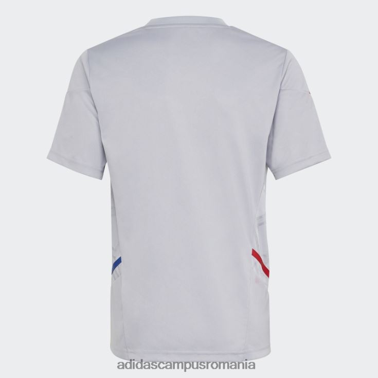adidas campus romania olympique lyonnais condivo 22 tricou de antrenament argintiu fierbinte copii argint J266N218774