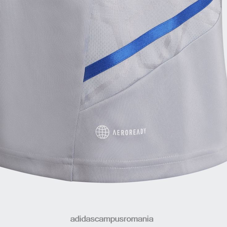 adidas campus romania olympique lyonnais condivo 22 tricou de antrenament argintiu fierbinte copii argint J266N218774