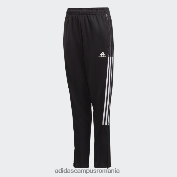 adidas campus romania pantaloni de sport tiro 21 negri copii alb negru J266N211570