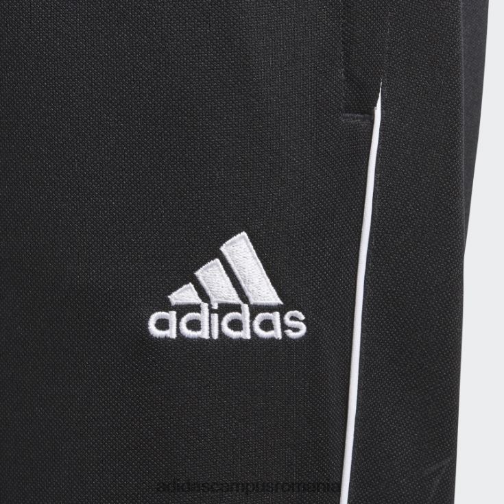 adidas campus romania pantaloni de trening de antrenament core 18 negru adidas copii alb negru J266N218828