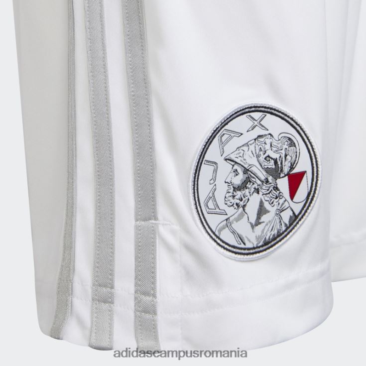 adidas campus romania pantaloni scurți acasă ajax amsterdam 21/22 alb copii Piatra Alba J266N219106