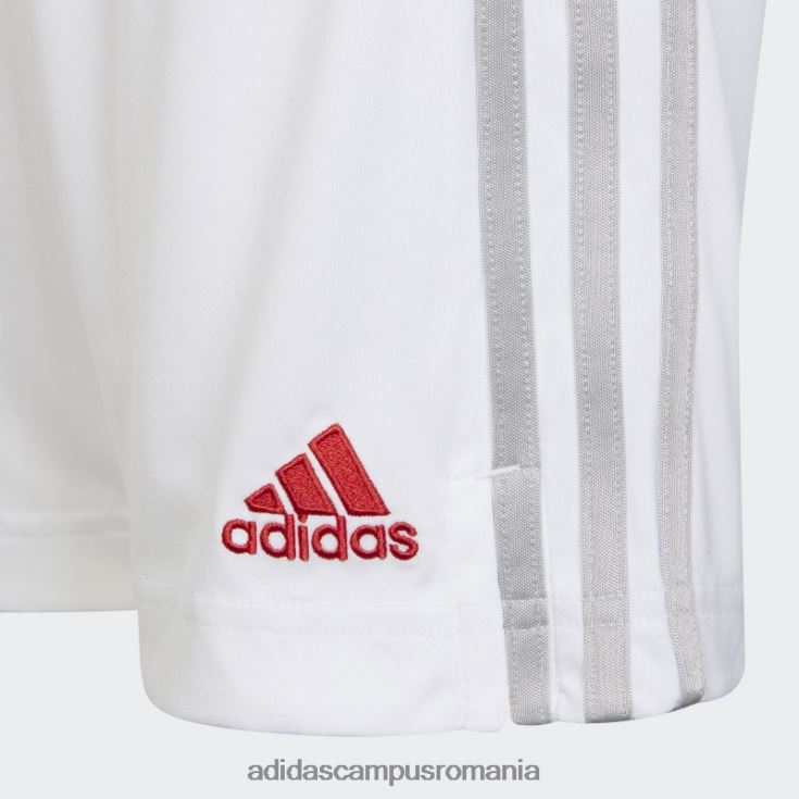 adidas campus romania pantaloni scurți acasă ajax amsterdam 21/22 alb copii Piatra Alba J266N219106