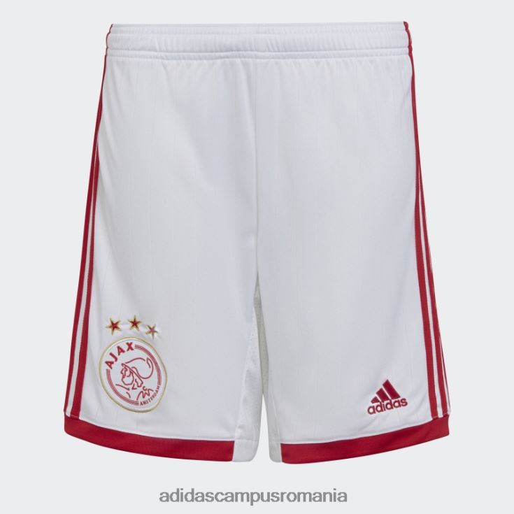 adidas campus romania pantaloni scurți acasă ajax amsterdam 22/23 alb adidas copii alb J266N218642