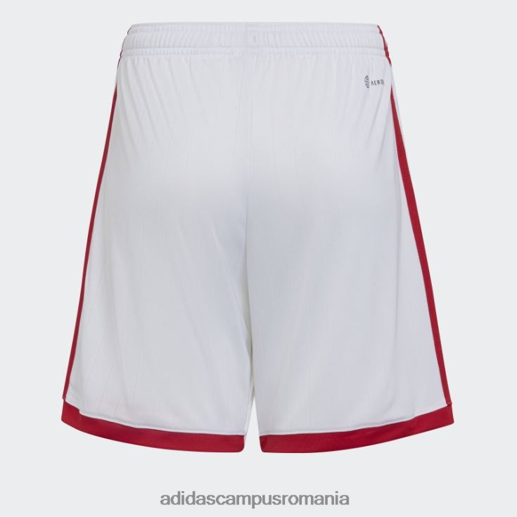 adidas campus romania pantaloni scurți acasă ajax amsterdam 22/23 alb adidas copii alb J266N218642