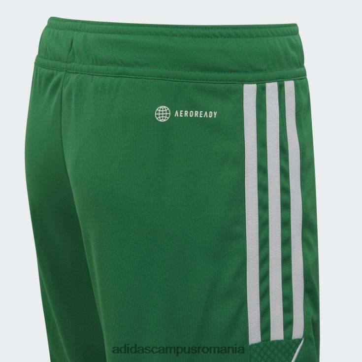 adidas campus romania pantaloni scurți adidas din liga tiro 23 verzi copii verde/alb J266N218651