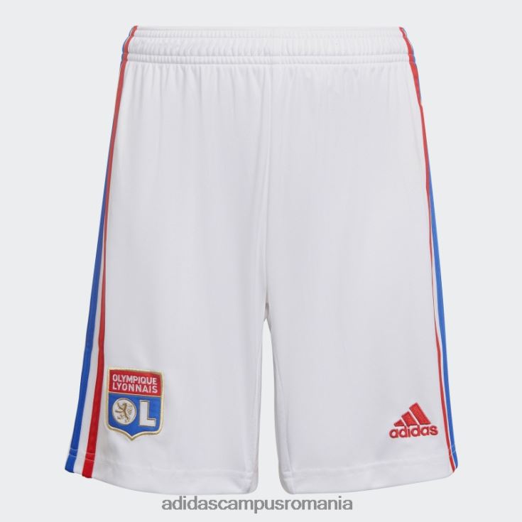 adidas campus romania pantaloni scurți de acasă alb Olympique Lyonnais 22/23 copii alb J266N218791