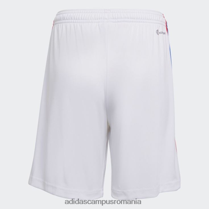 adidas campus romania pantaloni scurți de acasă alb Olympique Lyonnais 22/23 copii alb J266N218791