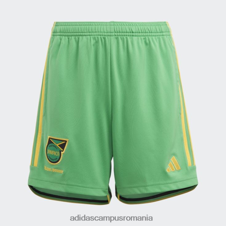adidas campus romania pantaloni scurți de acasă jamaica 23 verde copii verde J266N218506