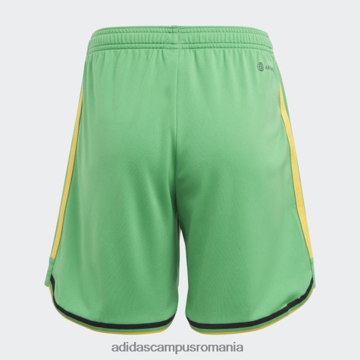 adidas campus romania pantaloni scurți de acasă jamaica 23 verde copii verde J266N218506