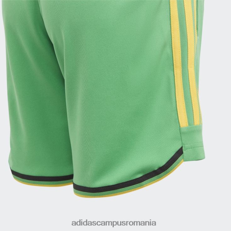 adidas campus romania pantaloni scurți de acasă jamaica 23 verde copii verde J266N218506