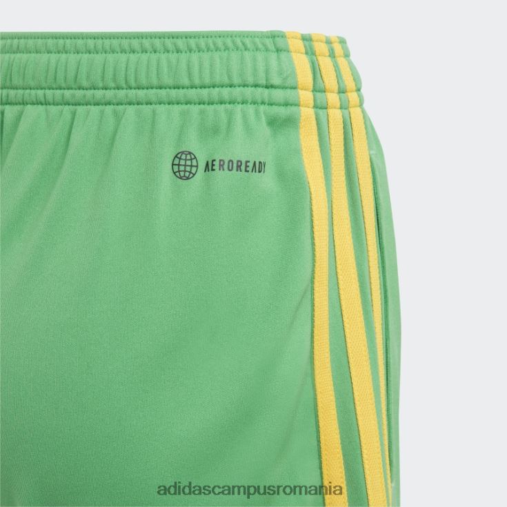 adidas campus romania pantaloni scurți de acasă jamaica 23 verde copii verde J266N218506