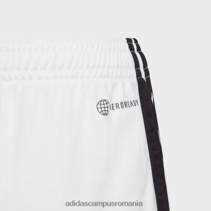adidas campus romania pantaloni scurți de acasă juventus 22/23 alb copii alb negru J266N218673