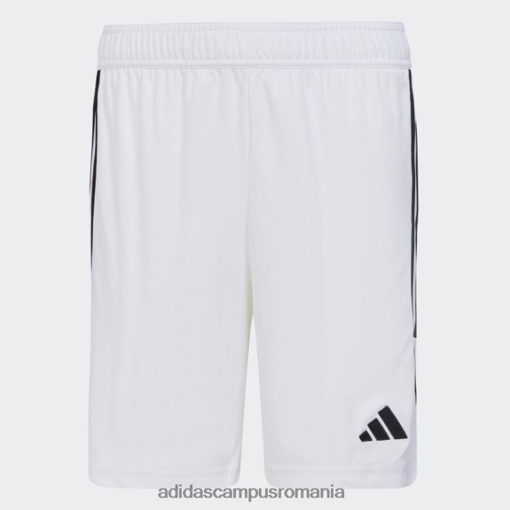 adidas campus romania pantaloni scurți de liga tiro 23 alb copii alb negru J266N218410