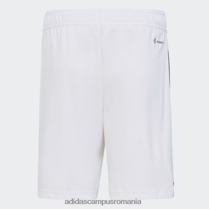 adidas campus romania pantaloni scurți de liga tiro 23 alb copii alb negru J266N218410