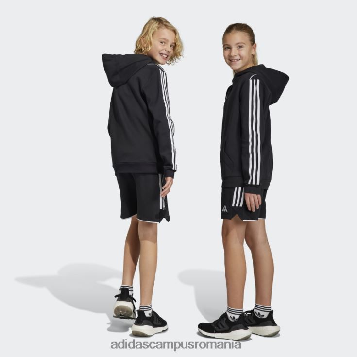 adidas campus romania pantaloni scurți de transpirație negru Tiro 23 League copii negru J266N218449