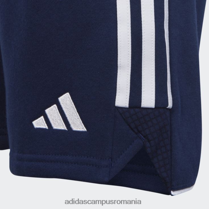 adidas campus romania pantaloni scurți de transpirație tiro 23, albastru bleumarin copii albastru marin J266N211764
