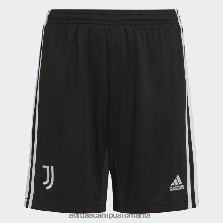 adidas campus romania pantaloni scurți deplasare juventus 22/23 negru adidas copii alb negru J266N218546