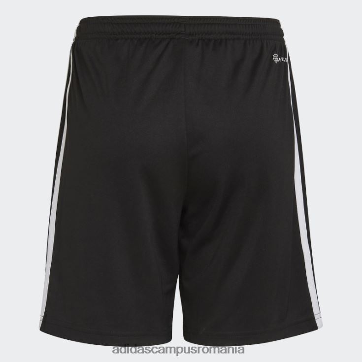 adidas campus romania pantaloni scurți deplasare juventus 22/23 negru adidas copii alb negru J266N218546