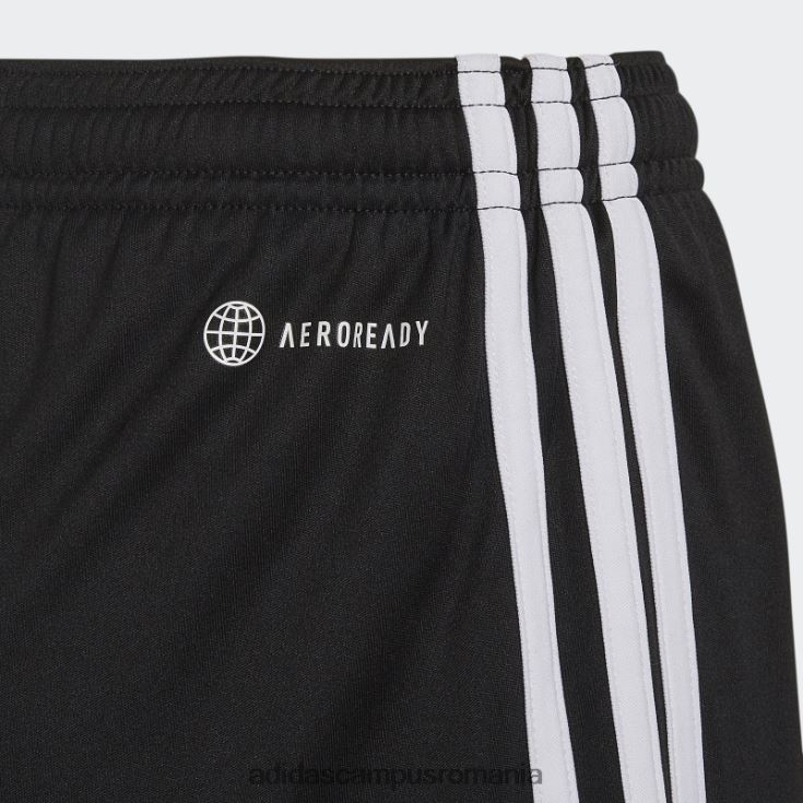 adidas campus romania pantaloni scurți deplasare juventus 22/23 negru adidas copii alb negru J266N218546