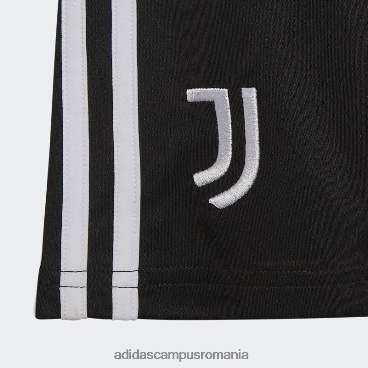 adidas campus romania pantaloni scurți deplasare juventus 22/23 negru adidas copii alb negru J266N218546