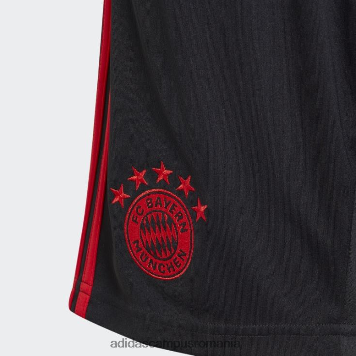 adidas campus romania pantaloni scurți fc bayern 22/23 al treilea negru copii negru J266N218584
