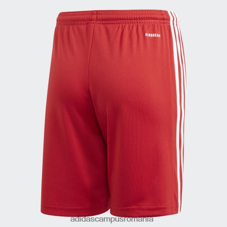 adidas campus romania pantaloni scurți roșii squadra 21 copii rosu alb J266N211855
