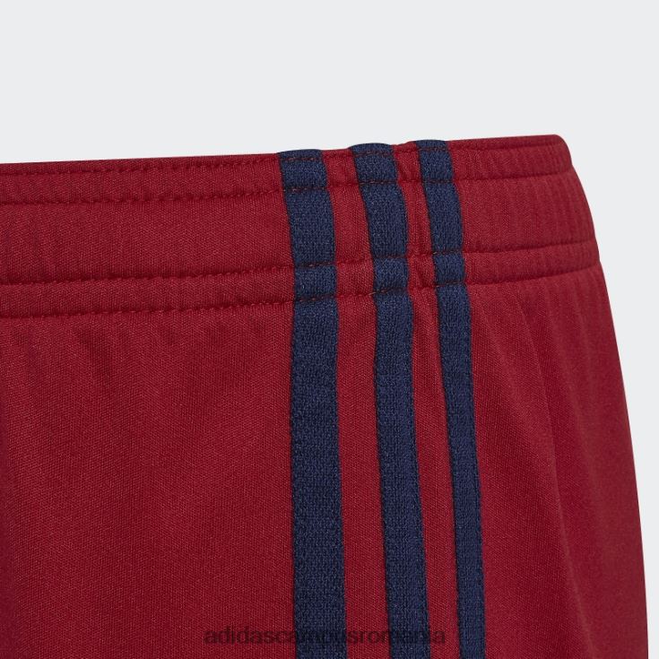 adidas campus romania pantaloni scurți victory red ajax amsterdam 22/23 deplasare copii roșu victorie J266N219066