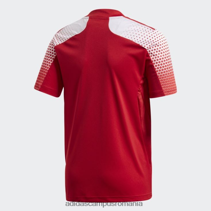 adidas campus romania regista 20 tricou roșu copii rosu alb J266N218932