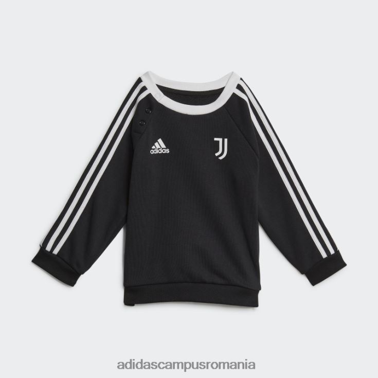 adidas campus romania set juventus baby jogger negru copii alb negru J266N218787