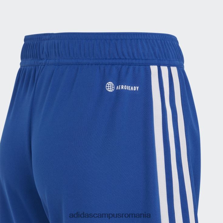 adidas campus romania tiro 23 league pantaloni scurți alb fierbinți copii albastru regal/alb J266N211831