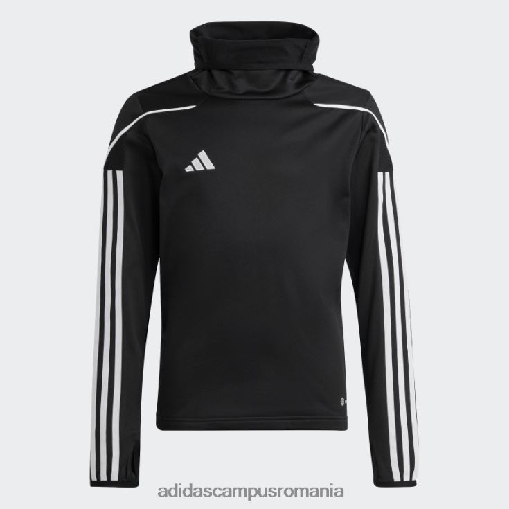 adidas campus romania tiro 23 league top cald negru copii negru J266N218493