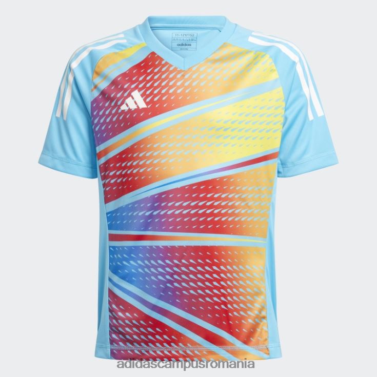 adidas campus romania tiro 23 tricou grafic sky rush copii papură a cerului J266N211762