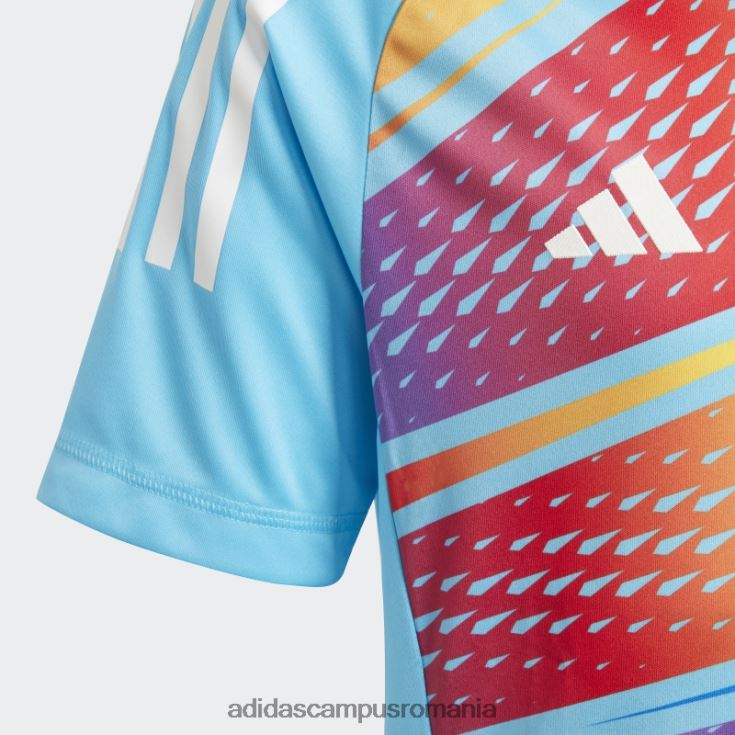 adidas campus romania tiro 23 tricou grafic sky rush copii papură a cerului J266N211762